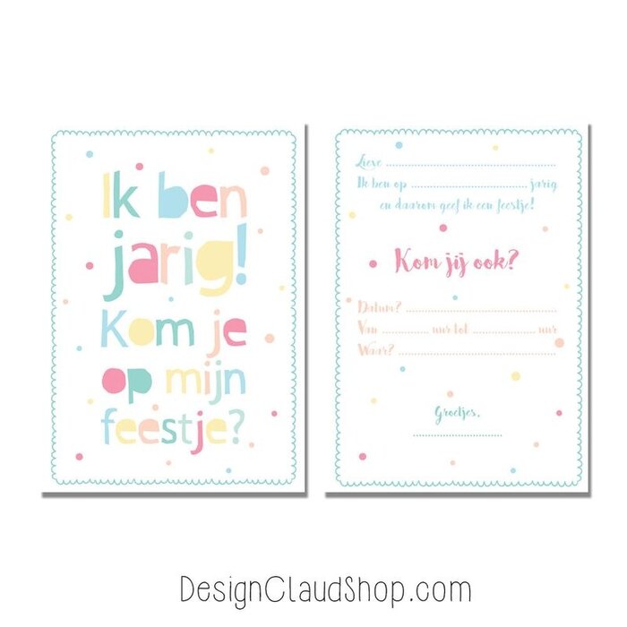 Birthday invitations