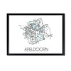 DesignClaud Apeldoorn Plattegrond poster