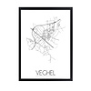 Veghel Plattegrond poster