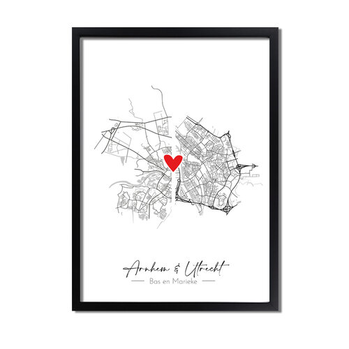 Hochzeitsposter Stadtplan - Hochzeitsgeschenk personalisiert - Copy - Copy - Copy - Copy 