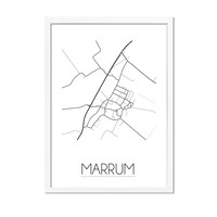 Marrum Plattegrond poster