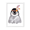 Pinguin met veer