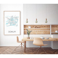 Stadtplan-poster auf Wunsch