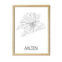 Stadtplan-poster auf Wunsch