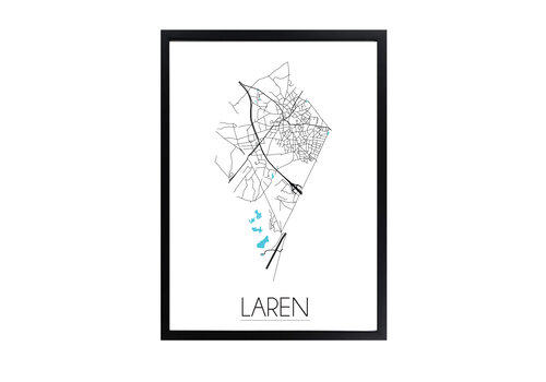 DesignClaud Laren Stadtplan-poster