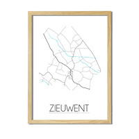 Zieuwent Plattegrond poster