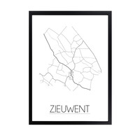 Zieuwent Plattegrond poster
