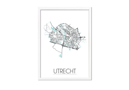 DesignClaud Utrecht Plattegrond poster