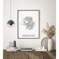 Eindhoven Plattegrond poster