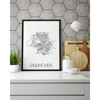 Eindhoven Plattegrond poster