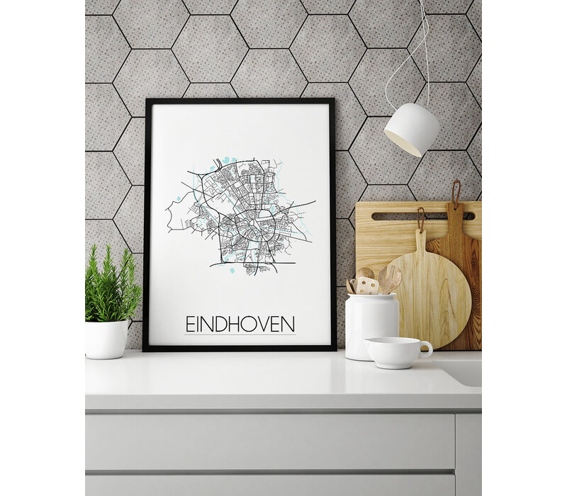 Eindhoven Plattegrond poster