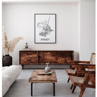 Arnhem Plattegrond poster