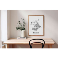 Arnhem Plattegrond poster