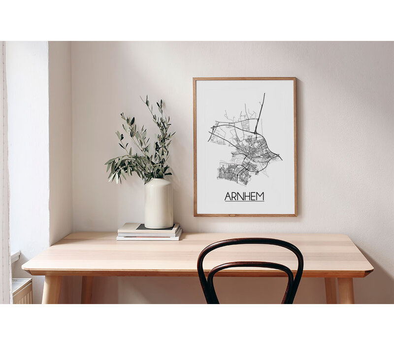 Arnhem Plattegrond poster