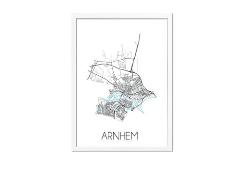 DesignClaud Arnhem Plattegrond poster
