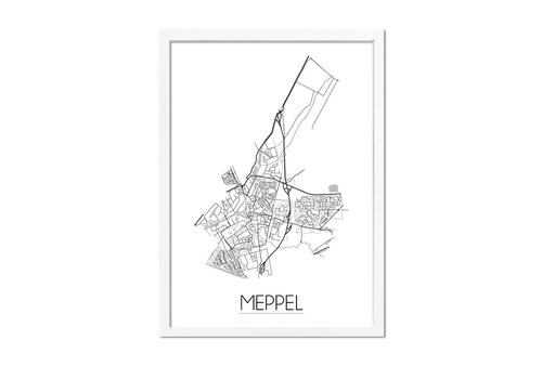 DesignClaud Meppel Plattegrond poster