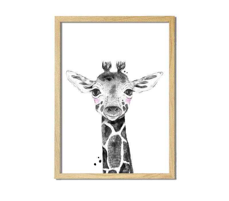 Giraffe grijs