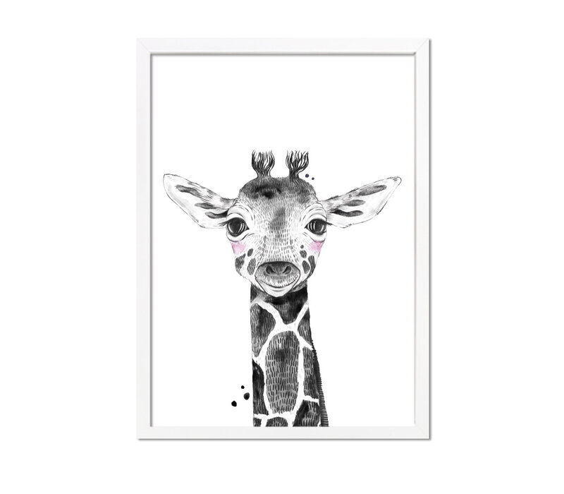 Giraffe grijs