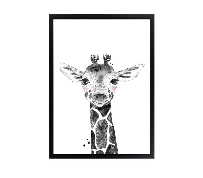 Giraffe grijs