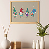 DesignClaud Christmas poster Christmas gnomes - Christmas decoration