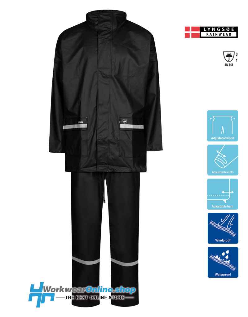 Ensemble de protection pluie EN 343 pour Professionnels