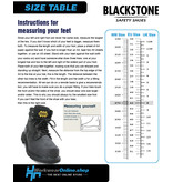 Blackstone Safety Shoes Blackstone 620 Negro / Amarillo Viejo