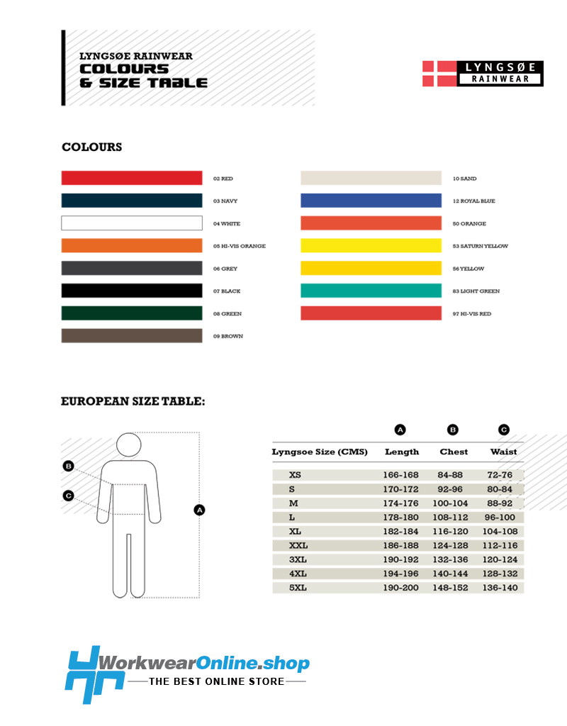 Lyngsøe Rainwear  Lyngsoe Regenbekleidung LR38