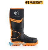 Buckbootz Safety Boots Buckbootz BBZ8000 Schwarz / Orange