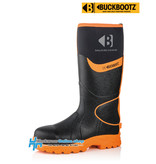 Buckbootz Safety Boots Buckbootz BBZ8000 Negro / Naranja