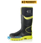 Buckbootz Safety Boots Buckbootz BBZ8000 Black/Yellow