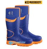 Buckbootz Safety Boots Buckbootz BBZ8000 Bleu/Orange