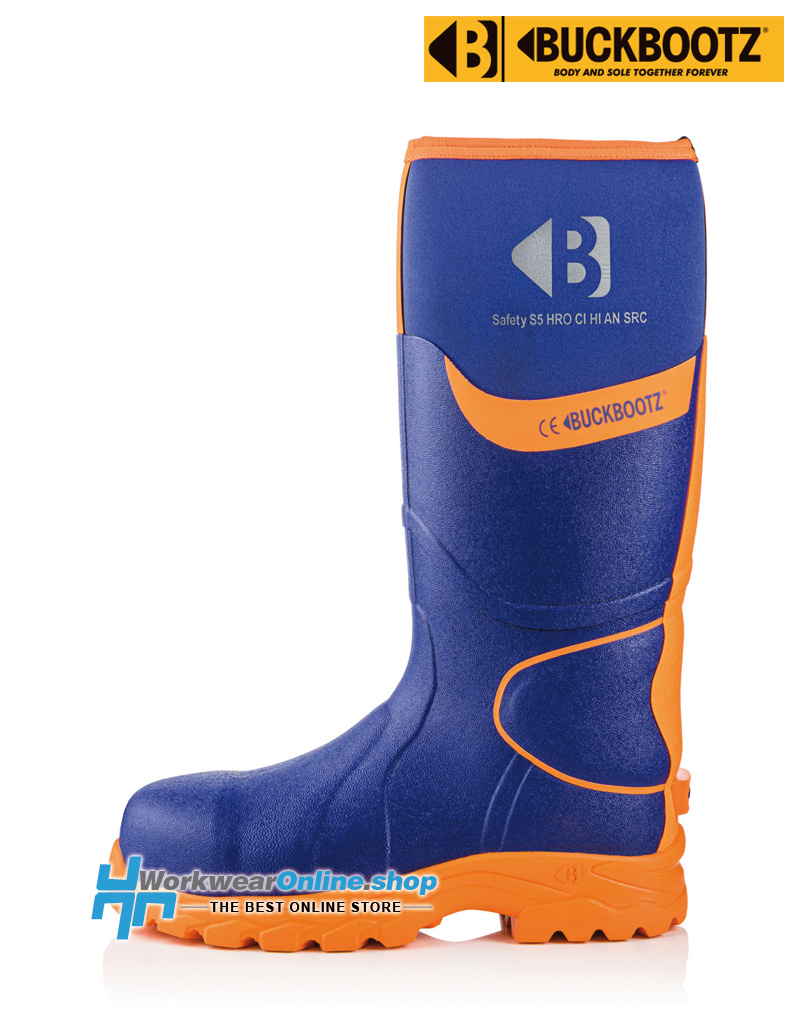 Buckbootz Safety Boots Buckbootz BBZ8000 Azul/Naranja