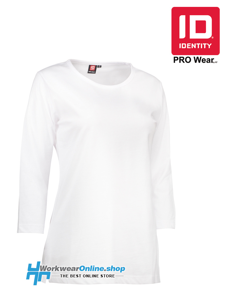 Identity Workwear ID Identity 0313 Pro Wear Camiseta de manga tres cuartos para mujer