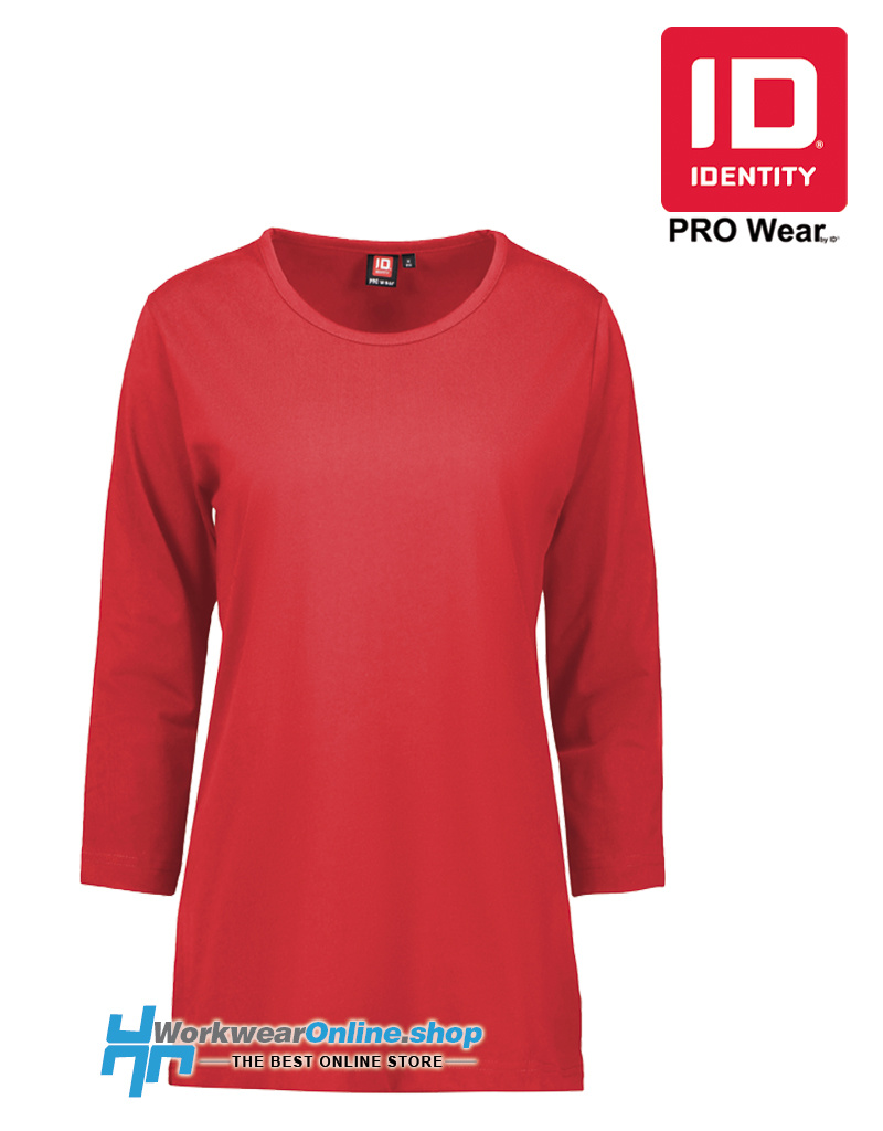 Identity Workwear ID Identity 0313 Pro Wear Camiseta de manga tres cuartos para mujer