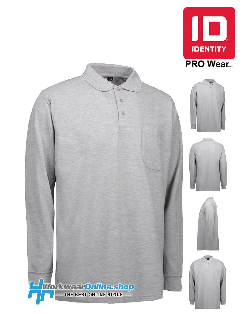 Identity Workwear ID Identity 0326 Pro Wear Long Sleeve Polo Shirt