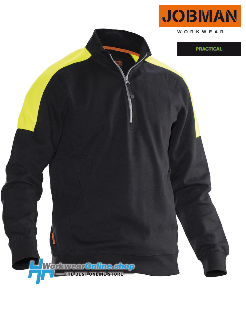 Jobman Workwear Jobman Workwear 5401 Sweat à demi-fermeture éclair