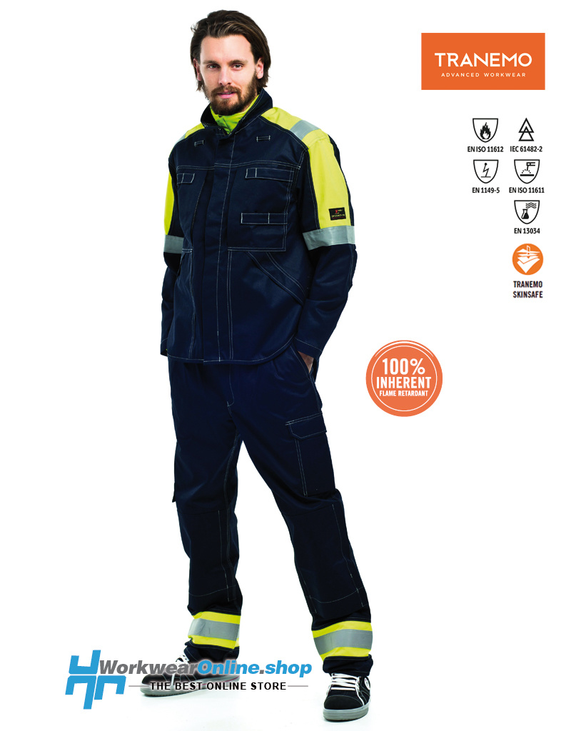 Tranemo Workwear 5420-88 Cantex Weld Pantalones de trabajo elásticos 