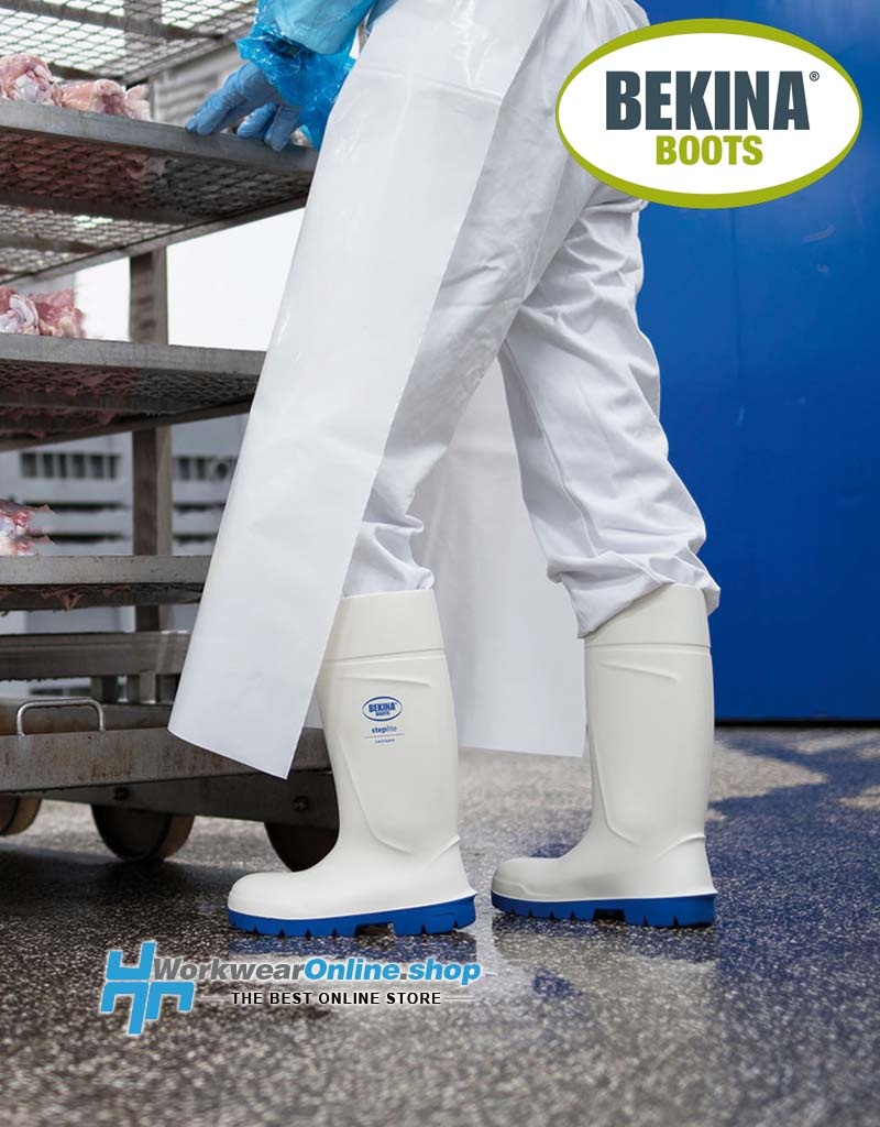 Bekina Safety Boots Bekina 107-128-001 Steplite Easygrip O4 White-Blue Z