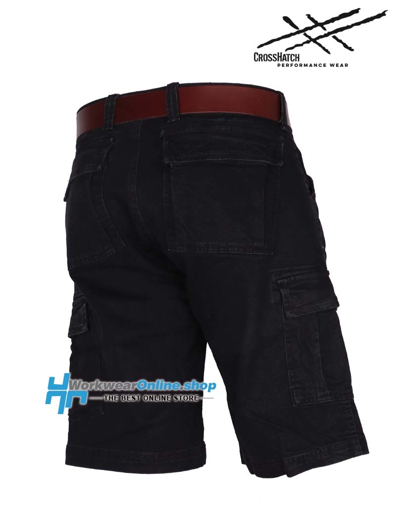 CrossHatch Workwear Short extensible CrossHatch Mariner noir