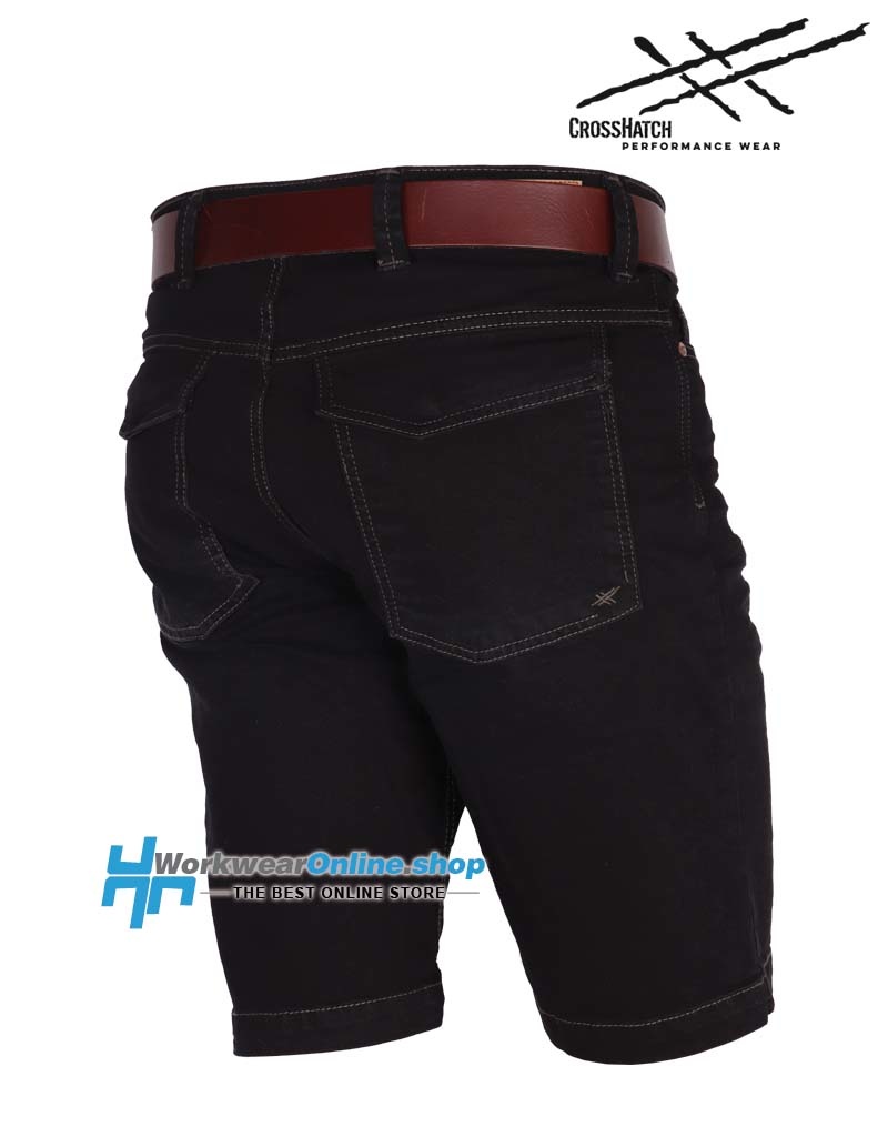 CrossHatch Workwear Pantalón corto CrossHatch Bronco negro