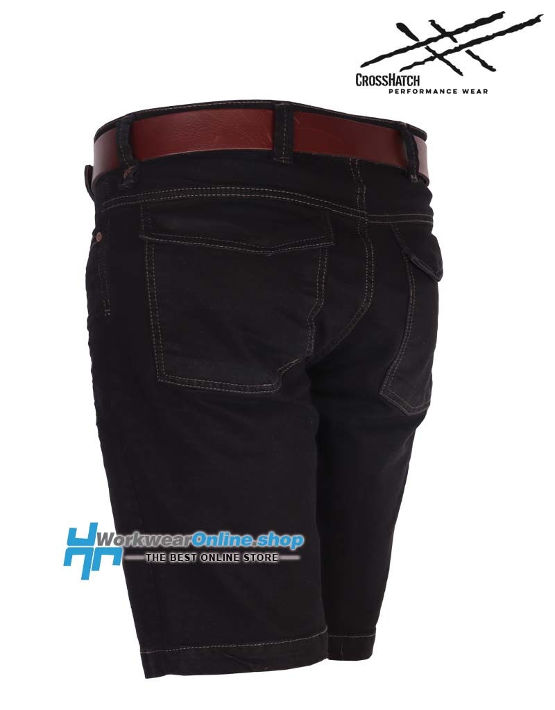 CrossHatch Workwear Pantalón corto CrossHatch Bronco negro