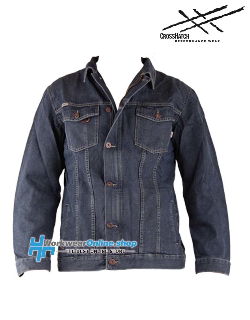 CrossHatch Workwear Amerikanische Jeansjacke von CrossHatch