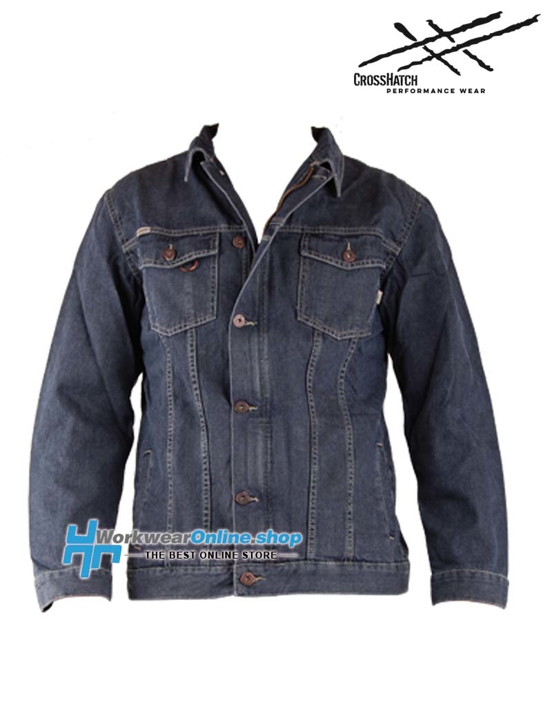 CrossHatch Workwear Veste en jean américaine CrossHatch