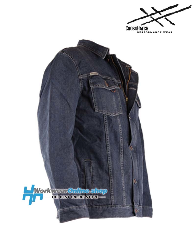 CrossHatch Workwear Amerikanische Jeansjacke von CrossHatch