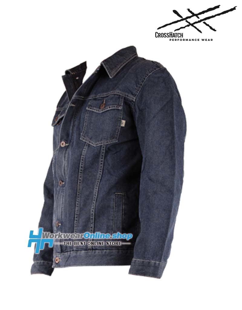 CrossHatch Workwear Amerikanische Jeansjacke von CrossHatch