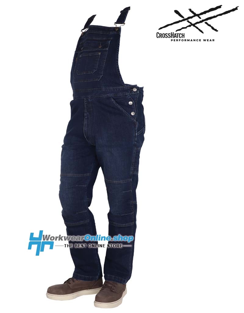 CrossHatch Workwear Salopet azul canadiense CrossHatch