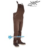 CrossHatch Workwear Salopet marrón canadiense CrossHatch