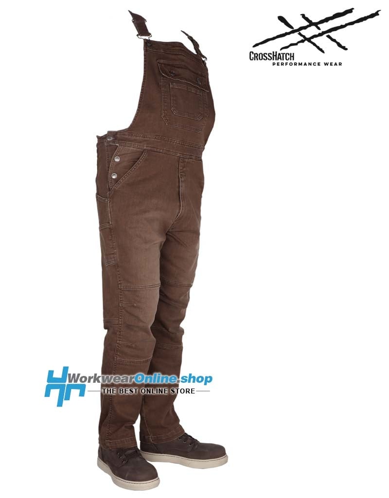 CrossHatch Workwear CrossHatch Canadian Brown Salopet