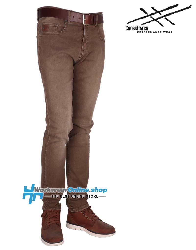 CrossHatch Workwear CrossHatch Vesper Brown