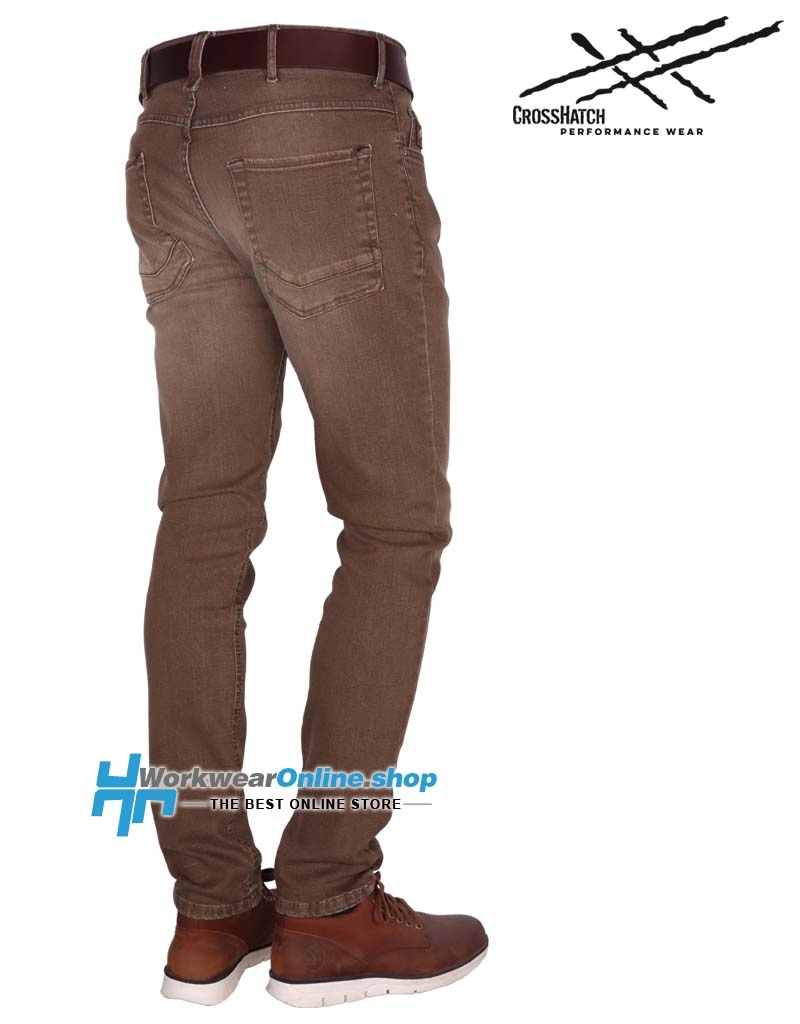 CrossHatch Workwear CrossHatch Vesper Brown